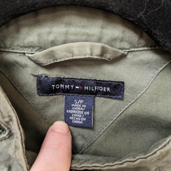 Tommy Hilfiger military style canvas jacket. Women's small. - Picture 5 of 6